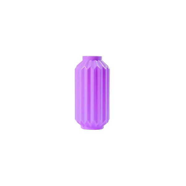 Vaso Elegance De Plástico Decorativo 18Cm Lilas