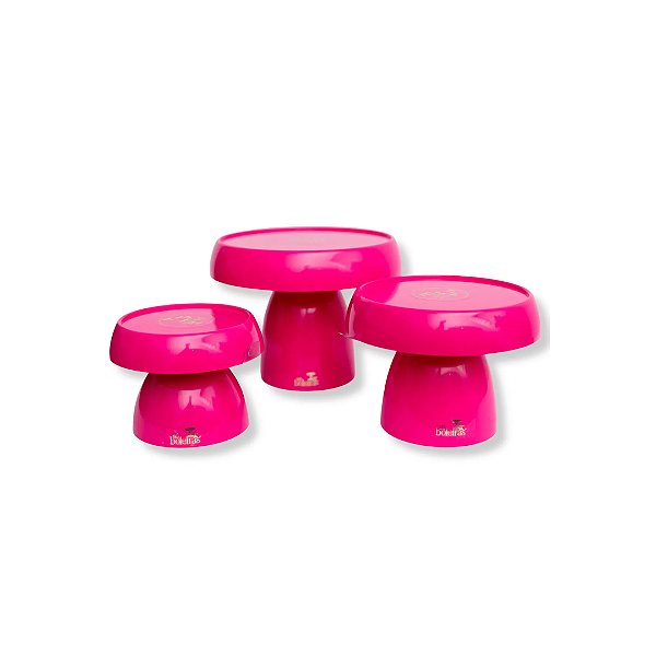 Trio Cogumelo - Fucsia Só Boleiras