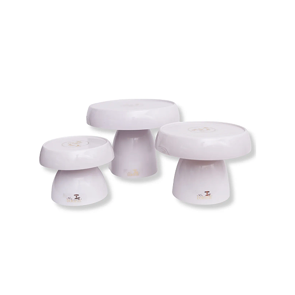 Trio Cogumelo - Off White Só Boleiras