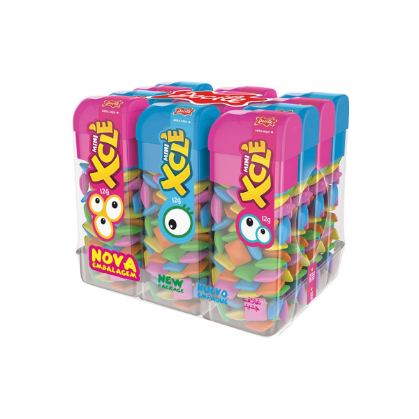 Chiclete Xclé Tutti Frutti 12 Unidades de 12g Docile