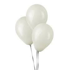 Balão Bexiga Branco 9 Polegadas 50 Unidades FASTBOLL