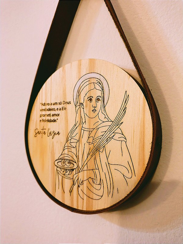 Santa Luzia - Quadro decorativo