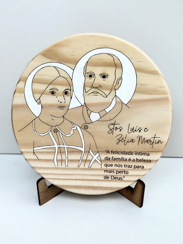 São Luís e Santa Zélia Martin - Quadro decorativo