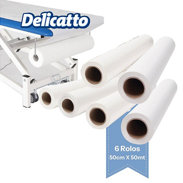 Lençol Papel Descartavel Maca 6Un Lencois Descartaveis 50x50
