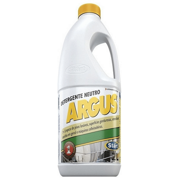 Detergente Neutro 2L Tratamento Pisos Louças Utensílios Limpeza Geral Argus Start