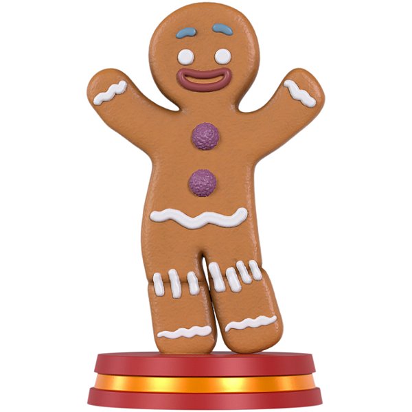 Biscoito Natalino Fibra de Vidro