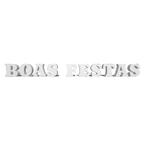 Boas Festas - Letreiro