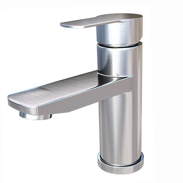 Torneira Bica Baixa Monocomando Quente/Frio Aço Inox Sowshop 95