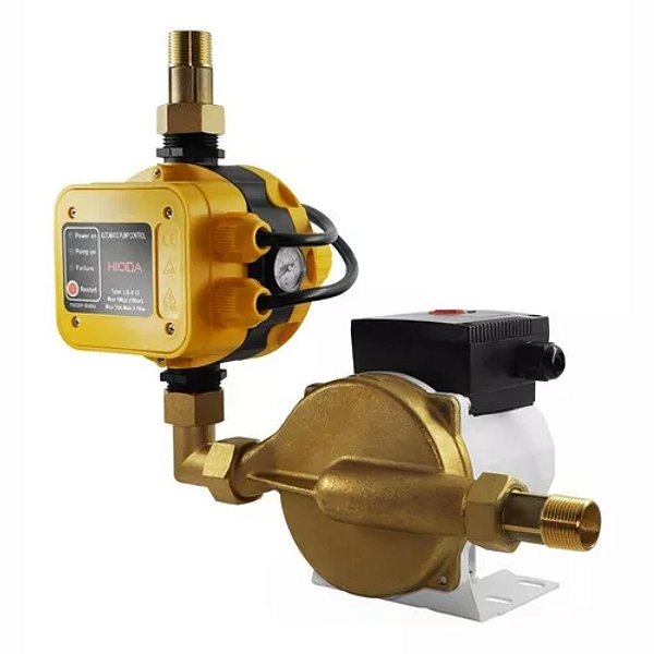 Pressurizador Silencioso 110V Pós Boiler 350w Corpo em Bronze Com Pressostato