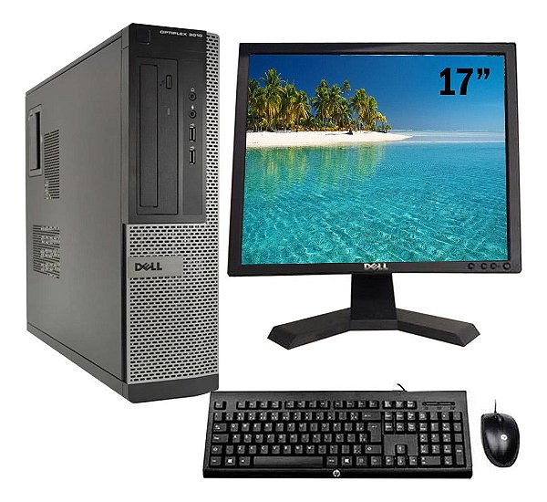 Cpu Dell 3010 Core I5 3ªg 8gb 240gb Wifi + Monitor 17