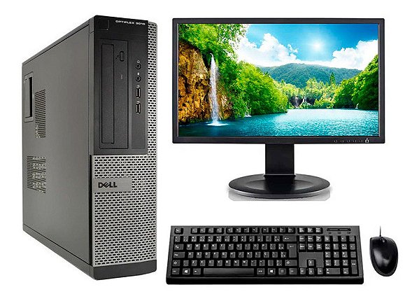 Cpu Dell 3010 Core I5 3.2ghz Ssd 240gb 8gb Monitor 19