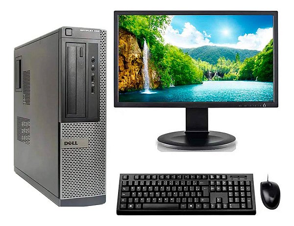 Cpu Dell 390 Core I3 2ª G 8gb Ssd 240gb + Monitor 19 Wide