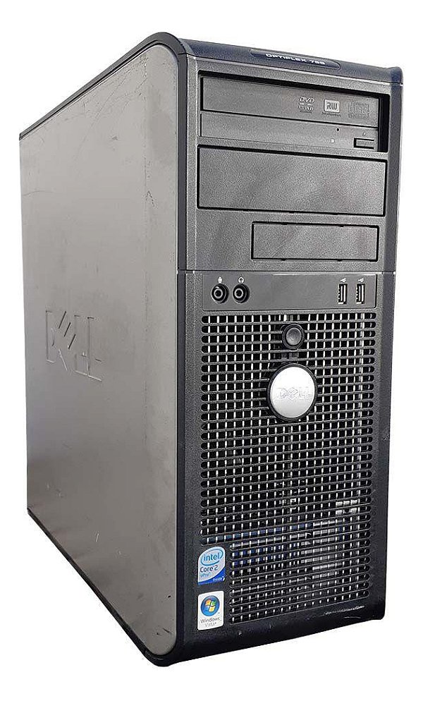 Cpu Dell Torre Core 2 Duo 1.6ghz 2gb Ddr2 Hd 500gb Dvd