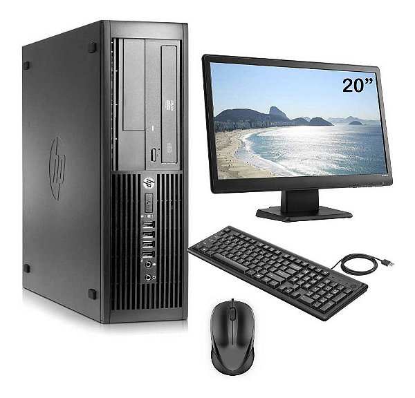 Cpu Desktop Hp Compaq Pro 4300 I3 3º 8gb Ssd 240gb Wifi