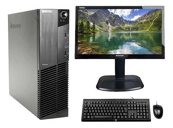 Cpu Lenovo M92 I3 8gb 120gb Wi-fi + Monitor Teclado Mouse
