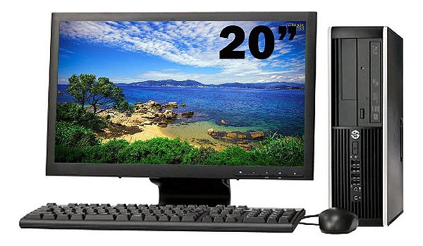Cpu Hp Elite 8300 Core I3 4gb 500gb Wifi + Monitor 20