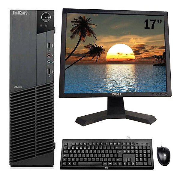 Cpu Lenovo M91 Core I3 2ªg 4gb 500gb Wifi + Monitor