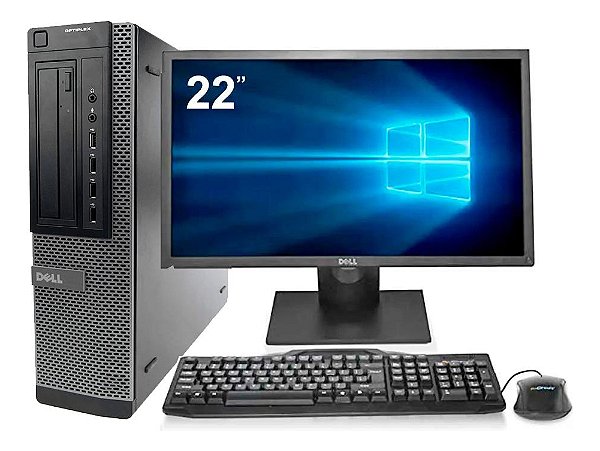 Computador Dell 7010 I5 3ªg 8gb 500gb Wi-fi + Monitor 22