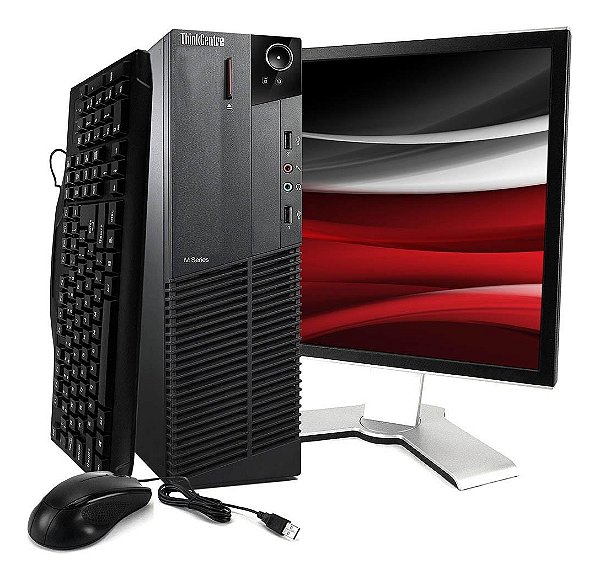 Computador Lenovo M92 I3 3ªg 8gb Ssd 120gb + Monitor
