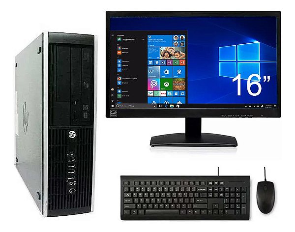 Hp Compaq 6300 Pro Core I3 8gb Hd 160gb Wifi + Monitor 16