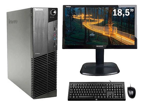Cpu Lenovo M92 Core I3 3ª G 4gb Ddr3 500gb + Monitor