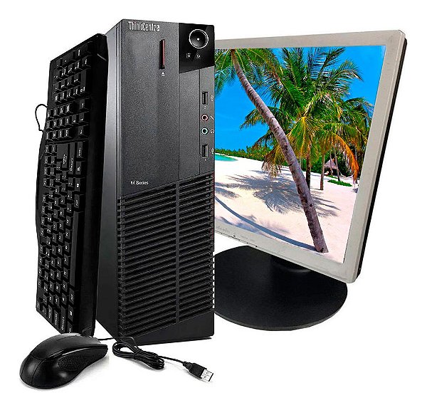 Cpu Lenovo Thinkcentre Core I3 4gb 500gb + Monitor 17
