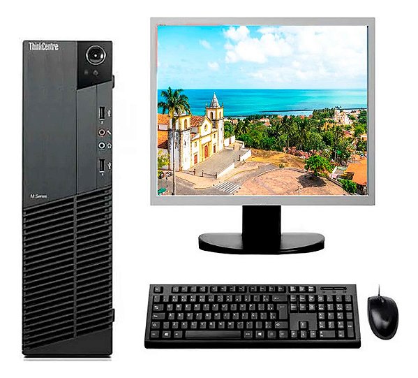 Cpu Lenovo Thinkcentre M91 Core I5 1ªg 4gb 120gb Monitor 17