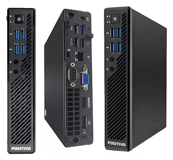 Mini Cpu Positivo Master C610 Core I3 6ªg 16gb Ssd 240gb
