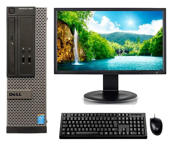 Cpu Dell Sff 3020 I7 4ª G 8gb Ssd 120gb + Monitor 22
