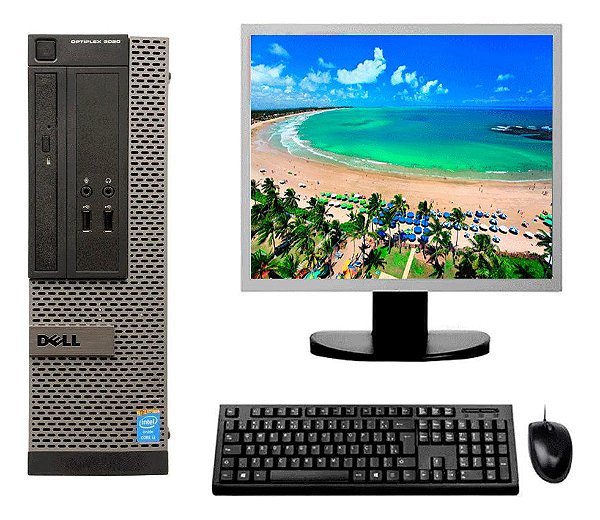 Cpu Dell Sff 3020 I7 4ª G 16gb Ssd 480gb + Monitor 19