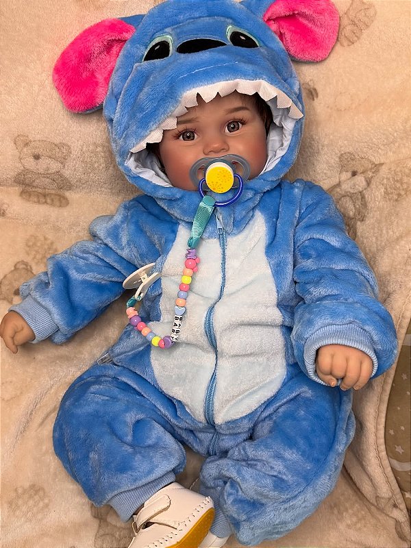 Bebê Reborn Realista Heleninha Stitch