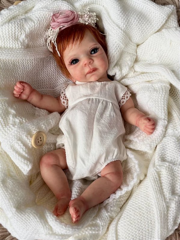 Mini Bebê Reborn Macia e Molinha