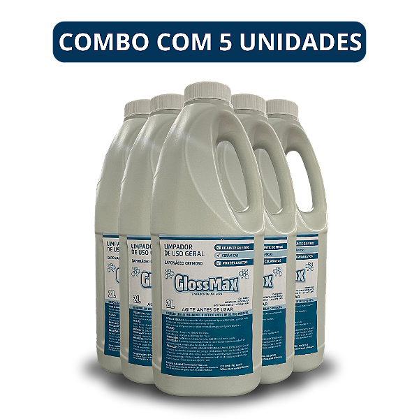 GlossMax Limpa Porcelanato 5 Unidades