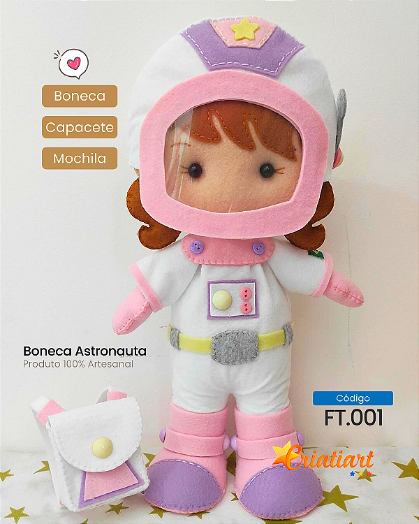 Boneca Astronauta lolivlet