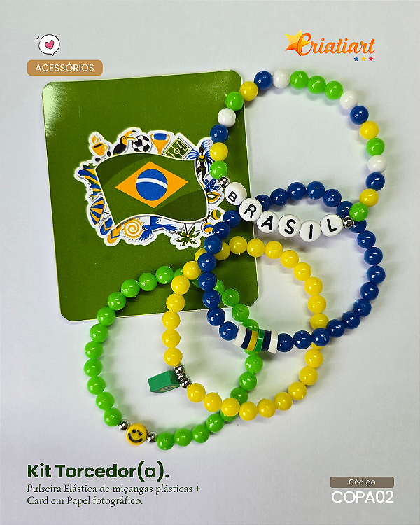 Pulseira Copa com Brasil