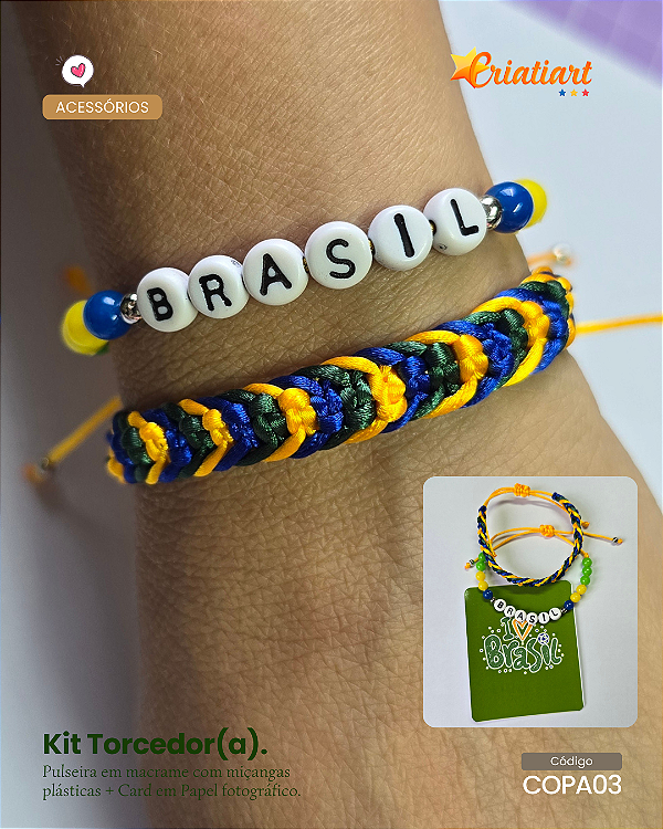 Kit Pulseira Torcida