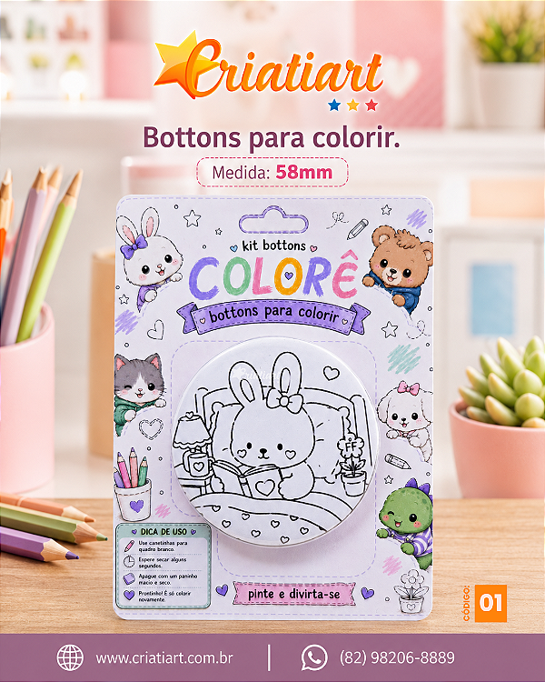 Bottom Colorê 58mm