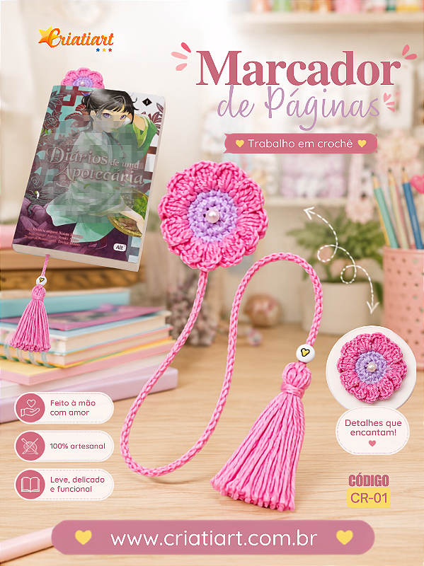 Marca Páginas Flor
