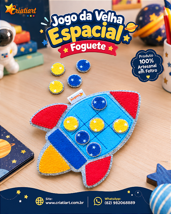 Jogo da Velha Espacial – Foguete