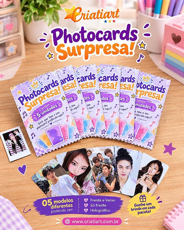 Pacote Photocards Surpresa