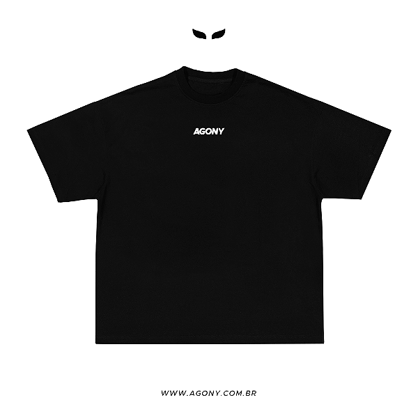 Camiseta Basica Agony Preta