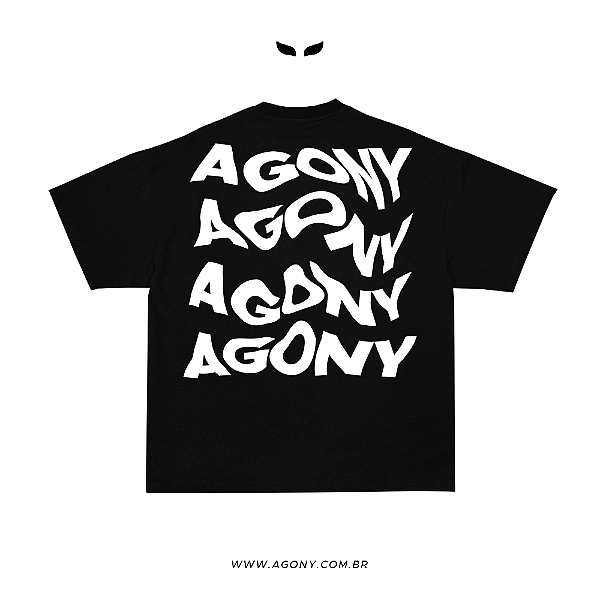Camiseta Dissolve Agony Preta