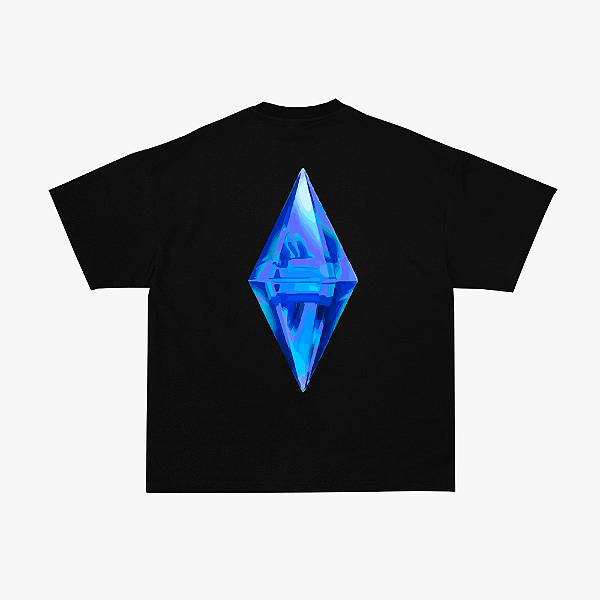Camiseta SIMS Azul Agony Preta