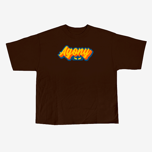 Camiseta Cartoon Agony Marrom