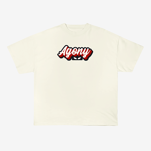 Camiseta Cartoon Agony Marfim/Off-White