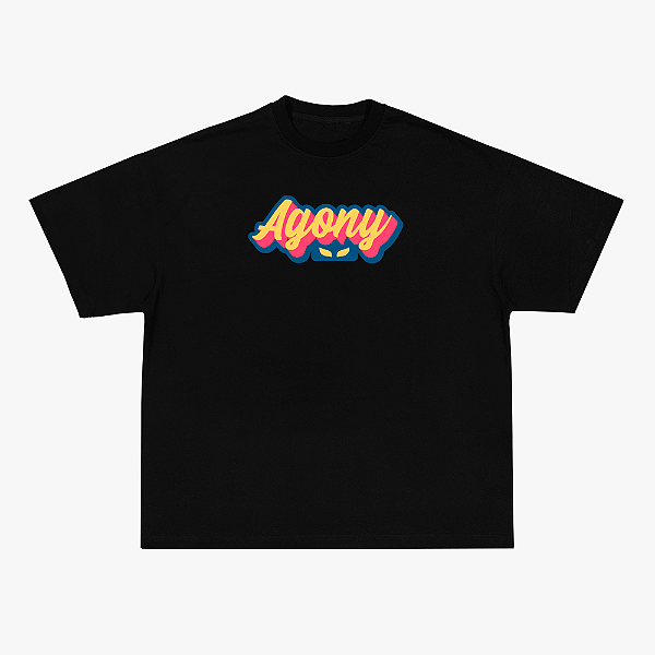 Camiseta Cartoon Agony Preta