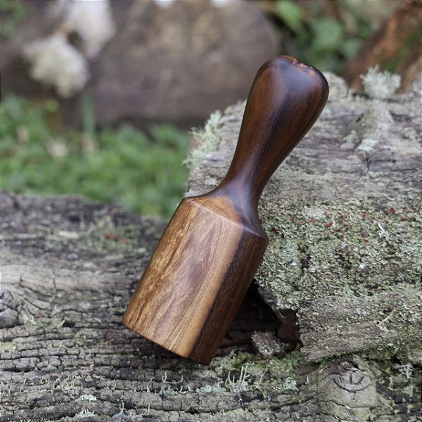 Mallet Torneado em Madeira Nobre - Canela Sassafrás