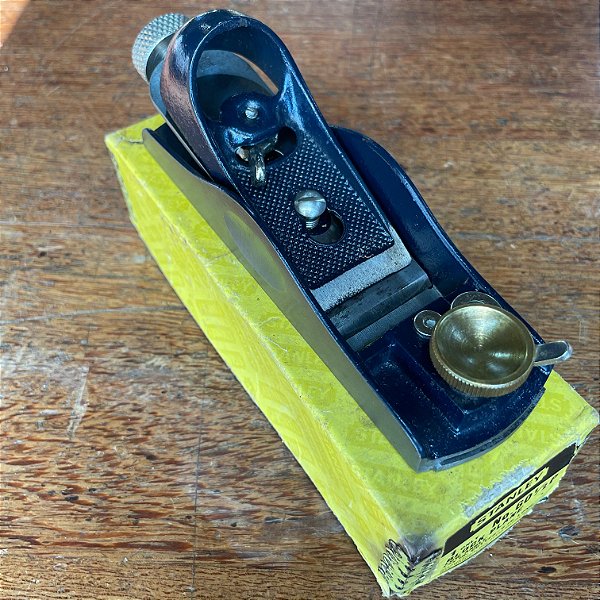 Plaina Block Low Angle Stanley 60 1/2 Boca Ajustável - Made in USA