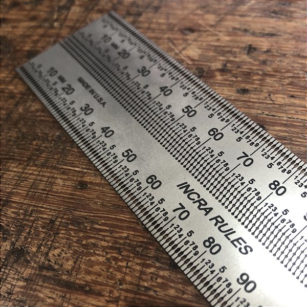 Régua de Marcação de Precisão INCRA – 150mm