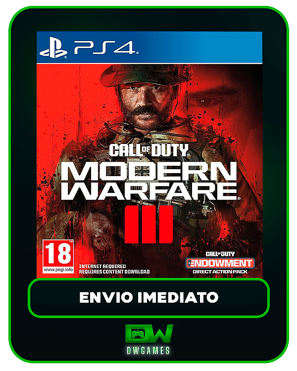 Call of Duty Modern Warfare III - Edição Padrão - PS4 - Mídia Digital